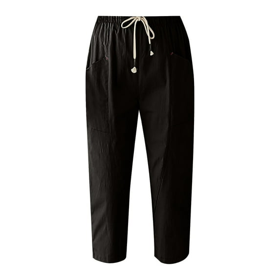 Gubotare Women's Pants YOGA Womens Stretch Ankle Golf Pants Dress Work Pants Pockets Yoga Travel Casual Lounge Workout (Black,XXL)