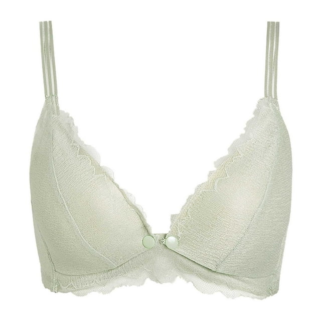 Gubotare Women's Plus Size Nursing Bra Ribbed Seamless Bralettes