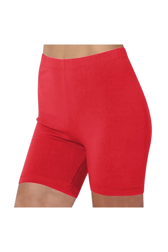 Womens Bermuda Shorts Knee Length Lux Comfort with Flex-to-go Cargo Short,Red XL