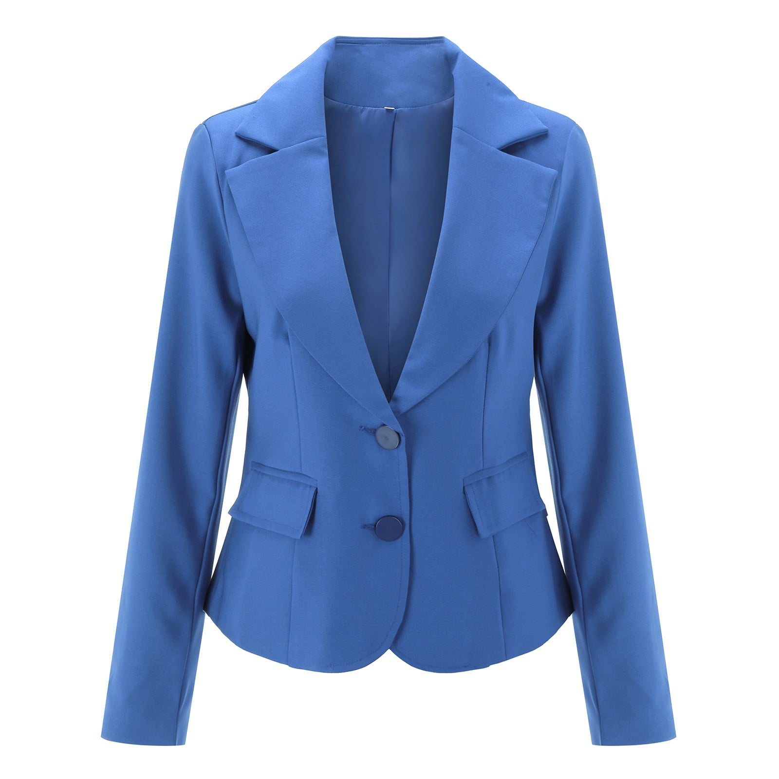 Dokotoo Women's Short Sleeve Blazer - Lightweight Business Casual Jacket With Pockets & Notched Lapel 3 thumbnail image