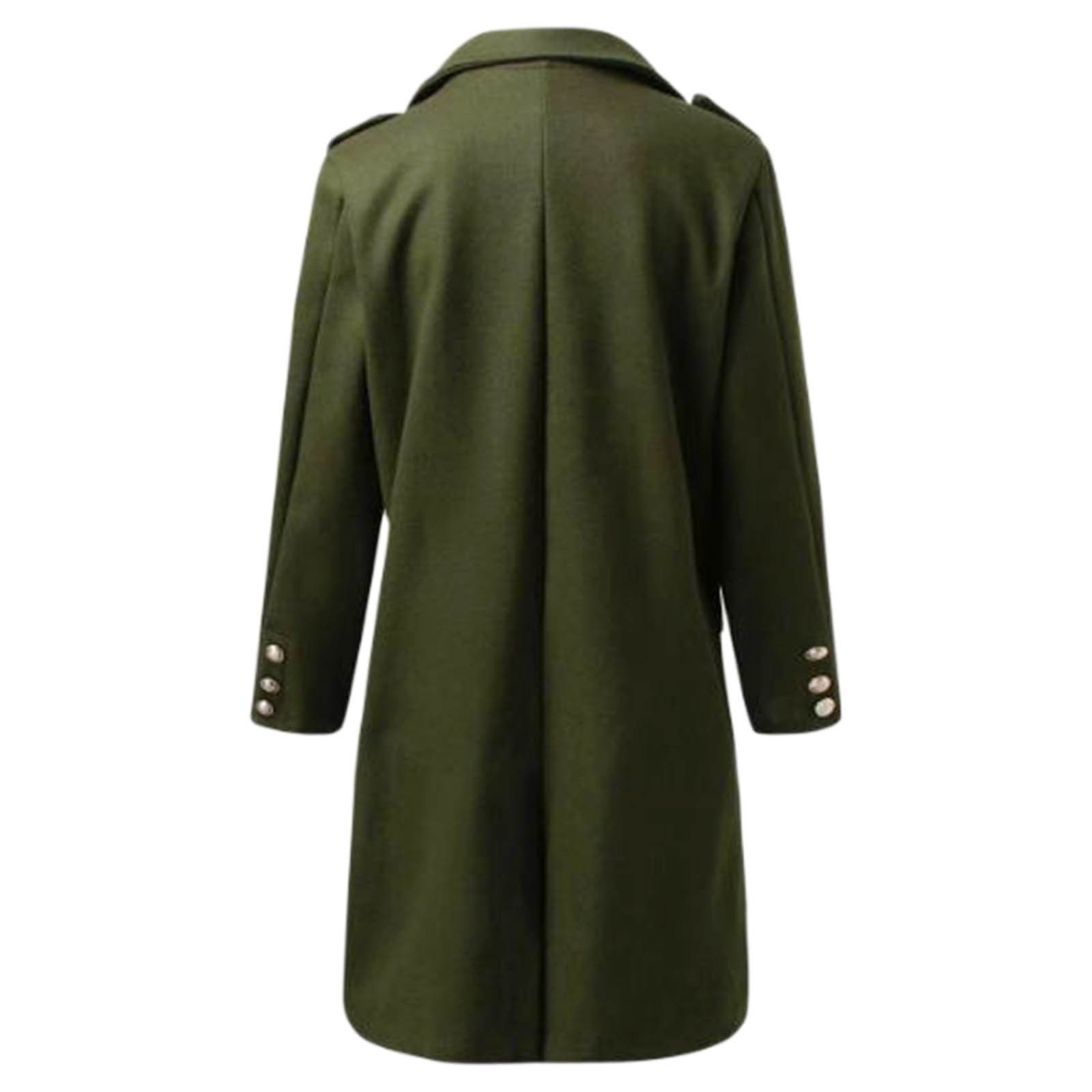 Gubotare Womens Coats Dressy Women Winter Wool Blend Camel MidLong