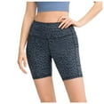 thumbnail image 1 of Gubotare Womens High Waist Ultra Soft Printed Fashion Biker Shorts,Gray XL, 1 of 5