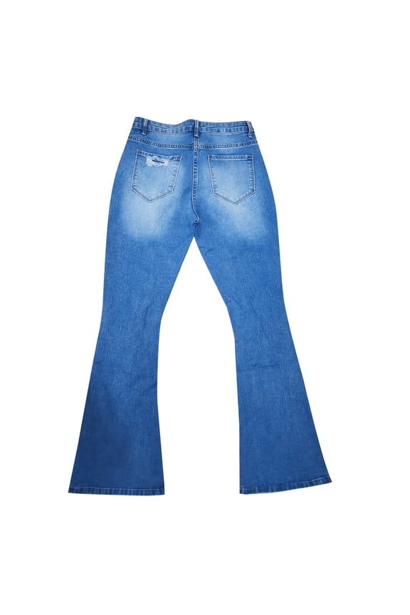 Womens Jeans Women's Classic High Rise Loose Boyfriends Jeans Denim Pants (Blue,XXL)