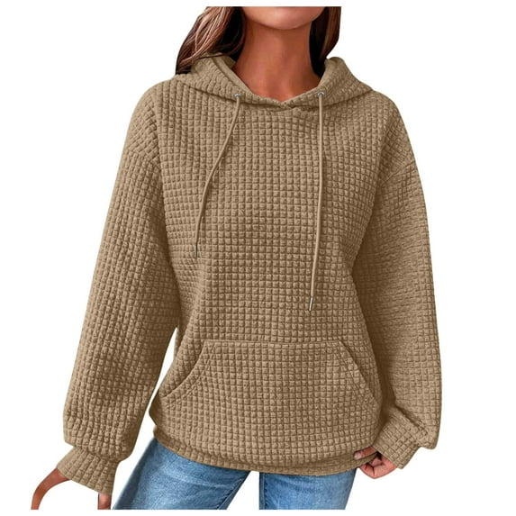 Gubotare Womens Oversized Acid Wash Hoodie Unisex Heavyweight Cotton Hoodies Fleece Vintage Washed Sweatshirt Women Men Comfy Sweatshirts for Women (Khaki,XXL)