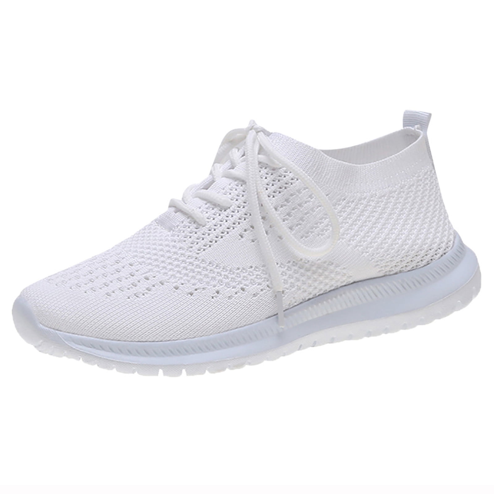Lightweight Slip-On Sneakers for Women – Stylish & Comfortable White Footwear