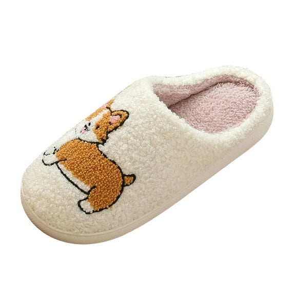 Gubotare Womens Slippers Slippers for Women Memory Foam House Bedroom Corduroy Crossbands Slippers Comfy Open Toe Indoor Womens Slip On Slipper Slides Size 9 (F,9)