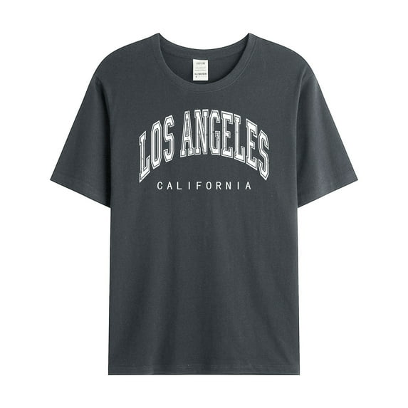 Gubotare Workout Shirts for Men Men's Short Sleeve Crewneck T Shirt for Summer (Dark Gray,5XL)