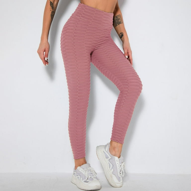 Flared Leggings Bootleg Solid Pants High Waisted Ribbed Knit