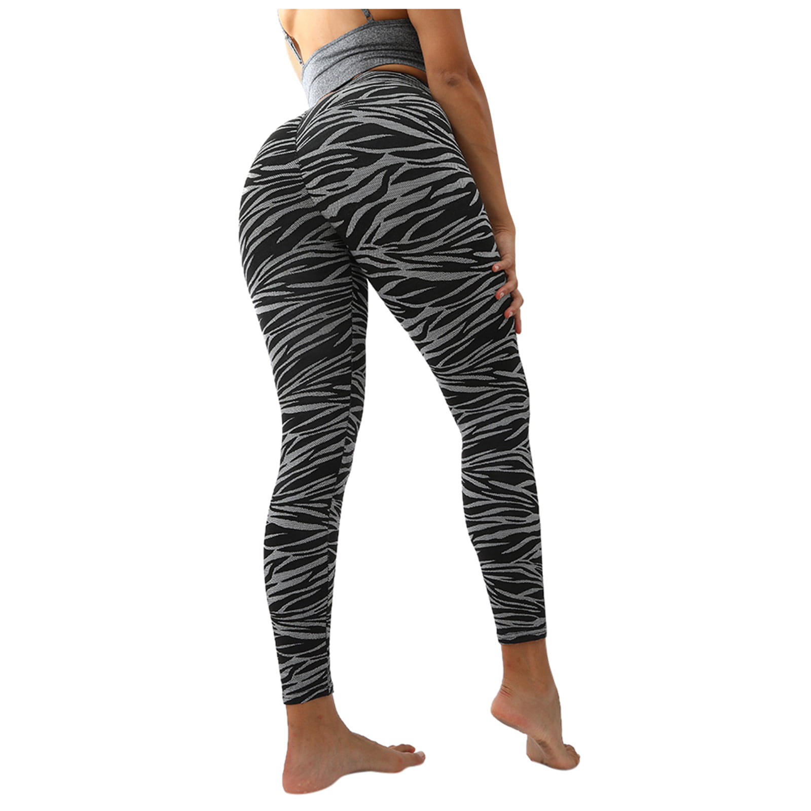 Gubotare Yoga Pants For Women Bootcut Women's Casual Bootleg Yoga Pants V  Crossover High Waisted Flare Workout Pants Leggings,Black L 