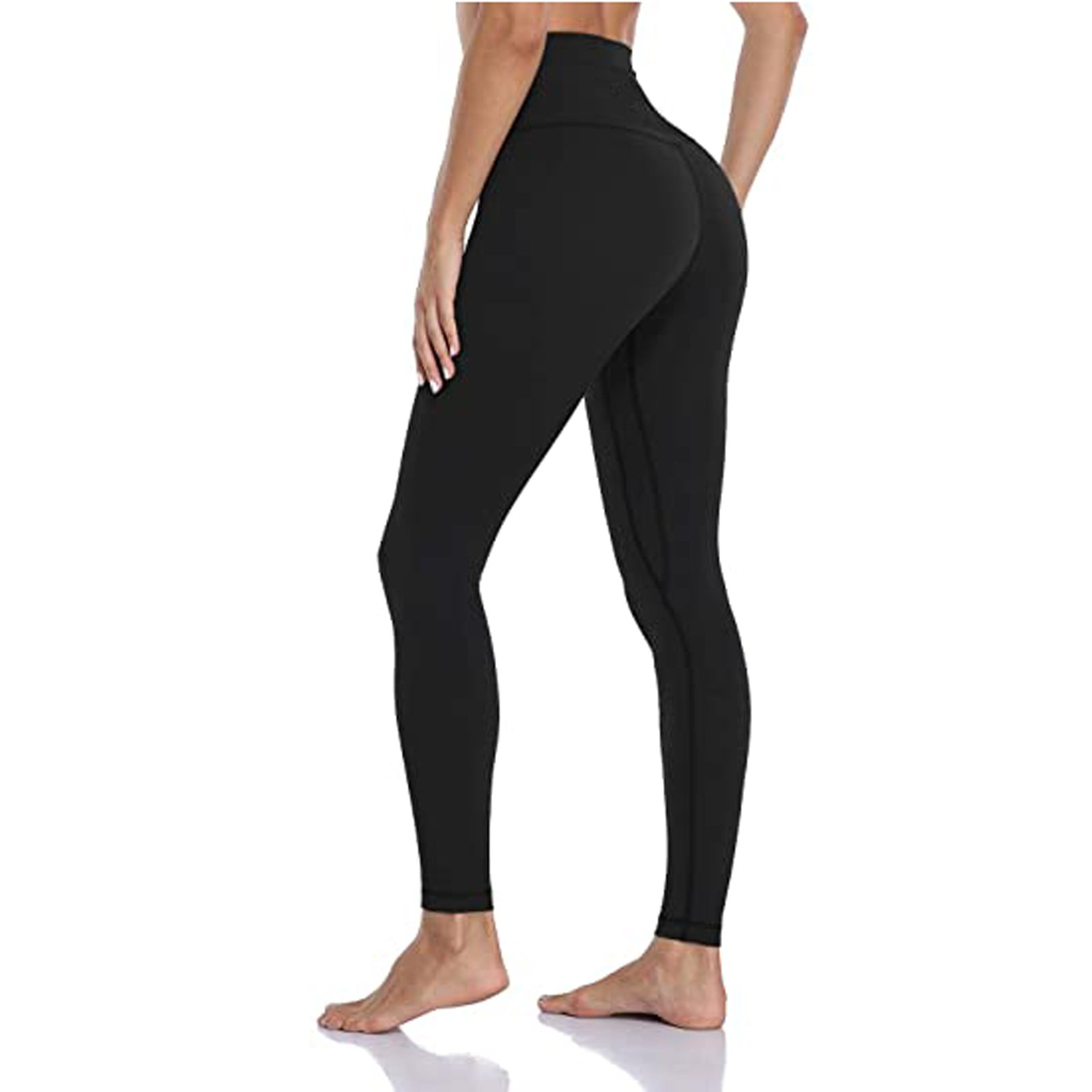 Gubotare Yoga Pants For Women Bootcut Womens Yoga Leggings with  Pockets-High Waist Workout Pants 7/8 Length Stretch Running Jogging Hiking  Cycling Activewear,Black XL 