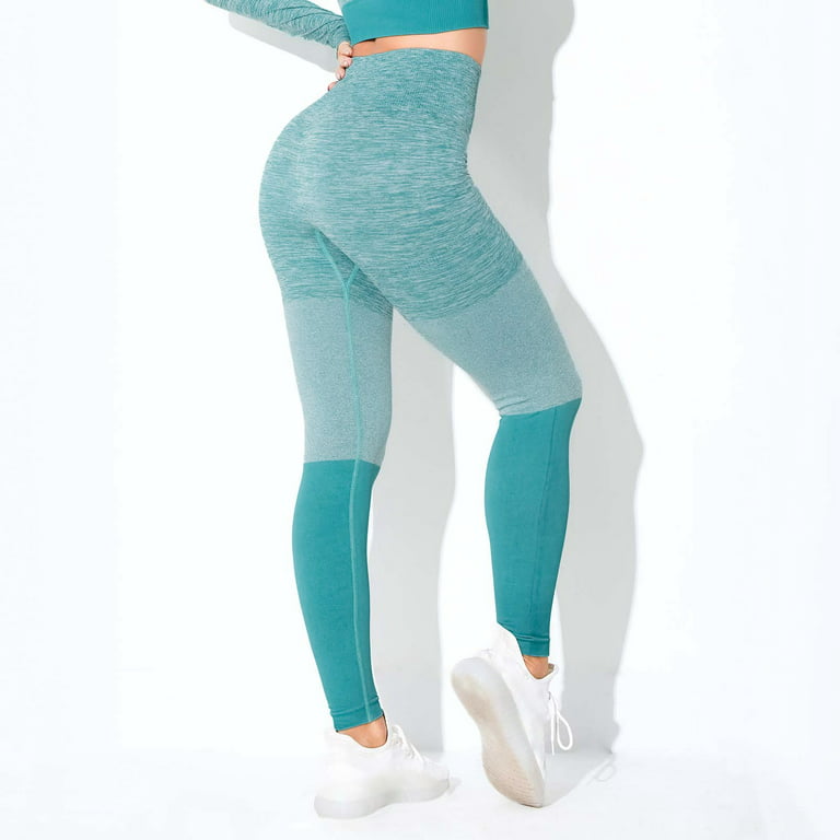 Gubotare Yoga Pants Women's Yoga Running Pants Printed Compression