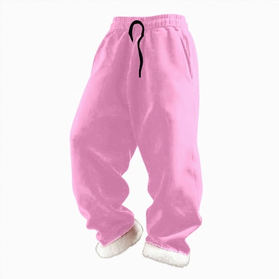 Gubotare Youth Baggy Sweatpants Boy's Wide Leg Sweatpants Baggy Pants Athletic Sweat Pants Joggers Size 11-12 (Pink,11-12 Years)