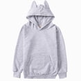 thumbnail image 1 of Gubotare Youth Solid Fleece Hoodies Pullover Hooded Sweatshirts for Children (3-12 Years) (Grey, 5-6 Years), 1 of 7