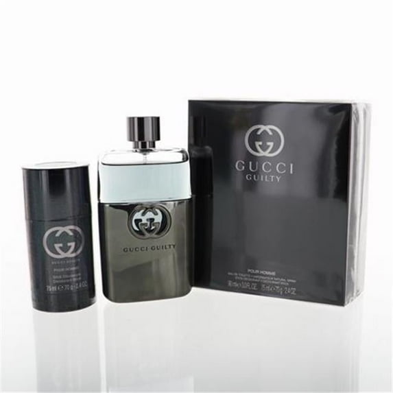 Gucci Guilty Pour Homme 2pc Gift Set 3.3 oz EDT + Deodorant Stick for Men