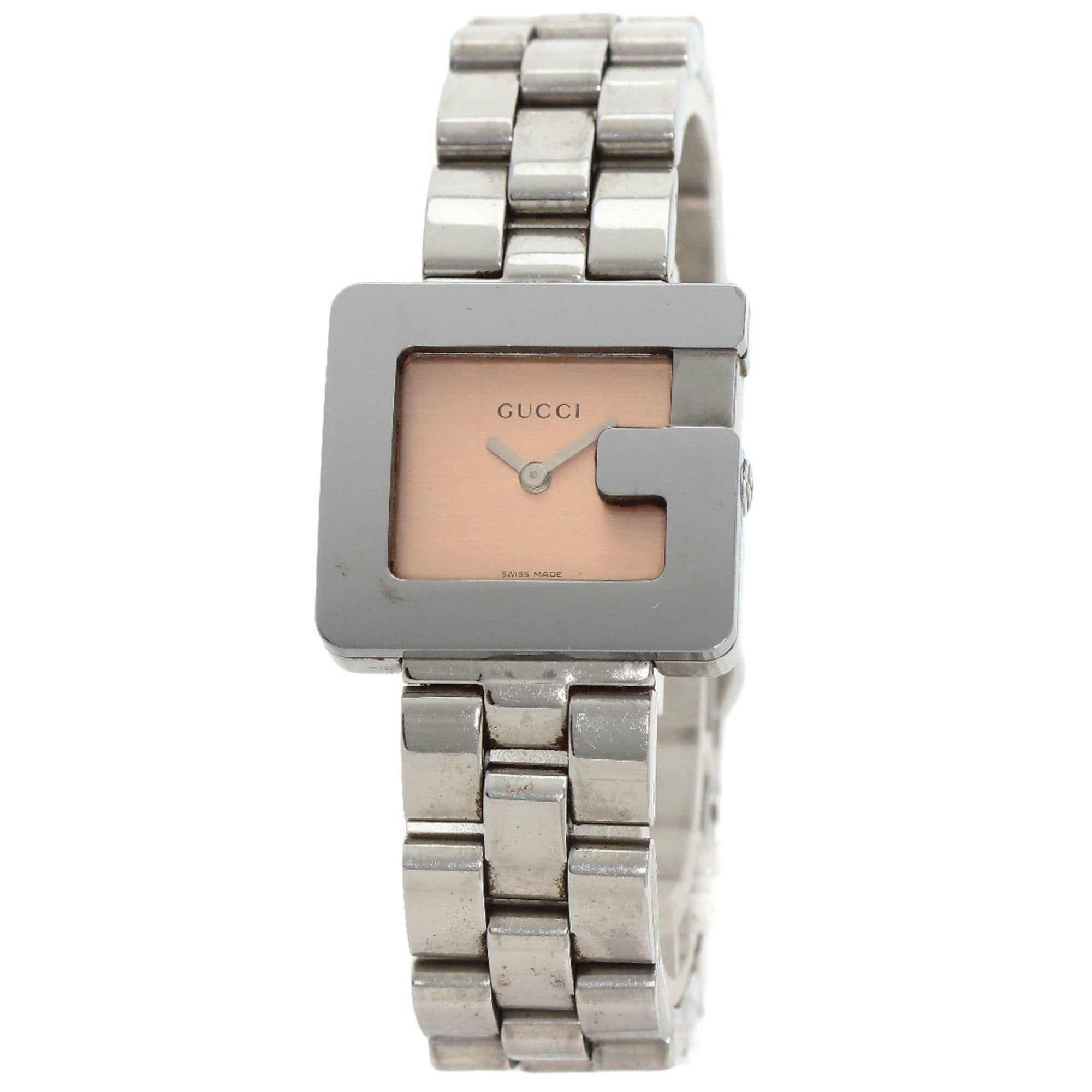 Pre-Owned Gucci 3600L G Square Watch Stainless Steel SS  display picture 3