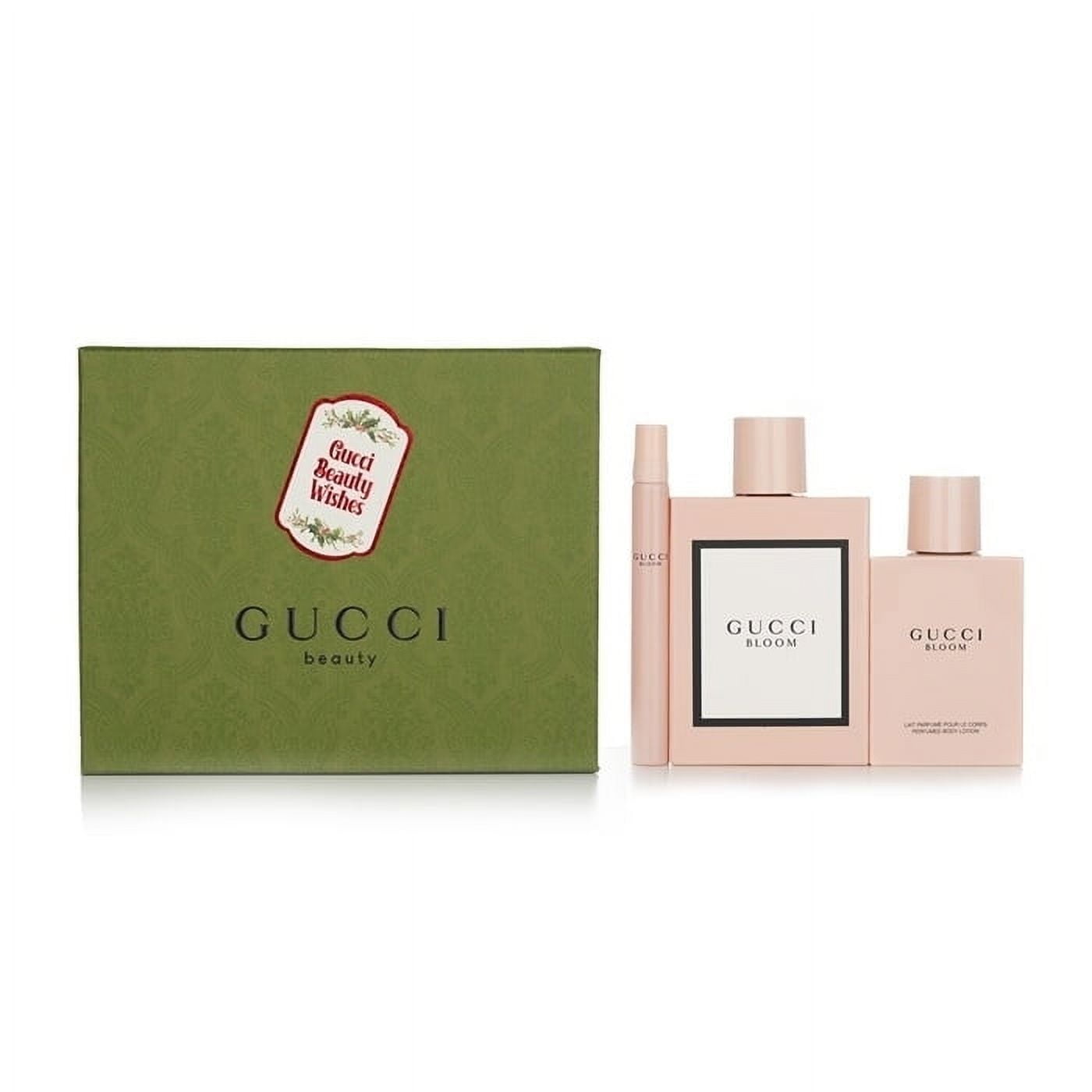 Gucci Bloom Eau De Parfum Floral Coffret 3pcs Set with Perfume