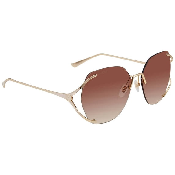 Gucci Brown Gradient Butterfly Ladies Sunglasses GG0651S-003 59