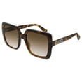 thumbnail image 1 of Gucci Brown Shaded Square Ladies Sunglasses, 1 of 3