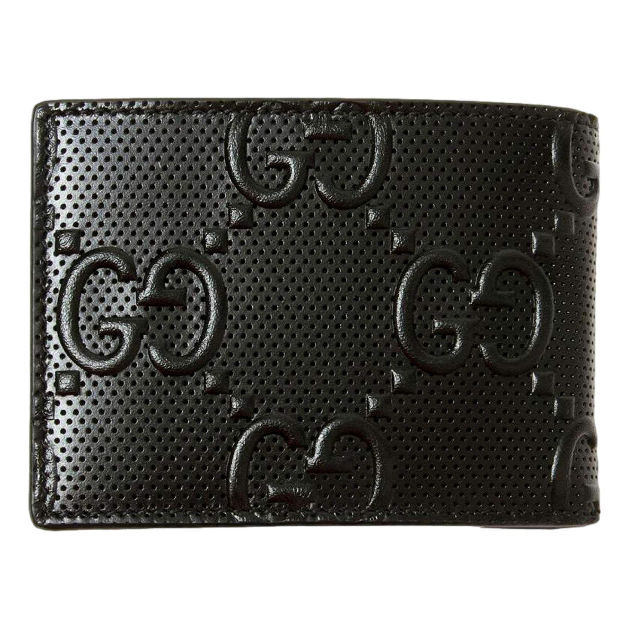 GUCCI Horsebit Black Card Holder Medium Wallet Case hotsell Leather Designer Bifold