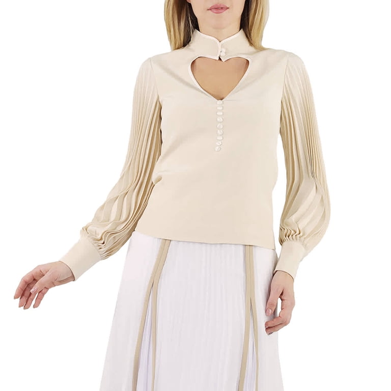 Gucci Cut Out Detail Blouse, Brand Size 36 (US Size 2) (US Size 2 