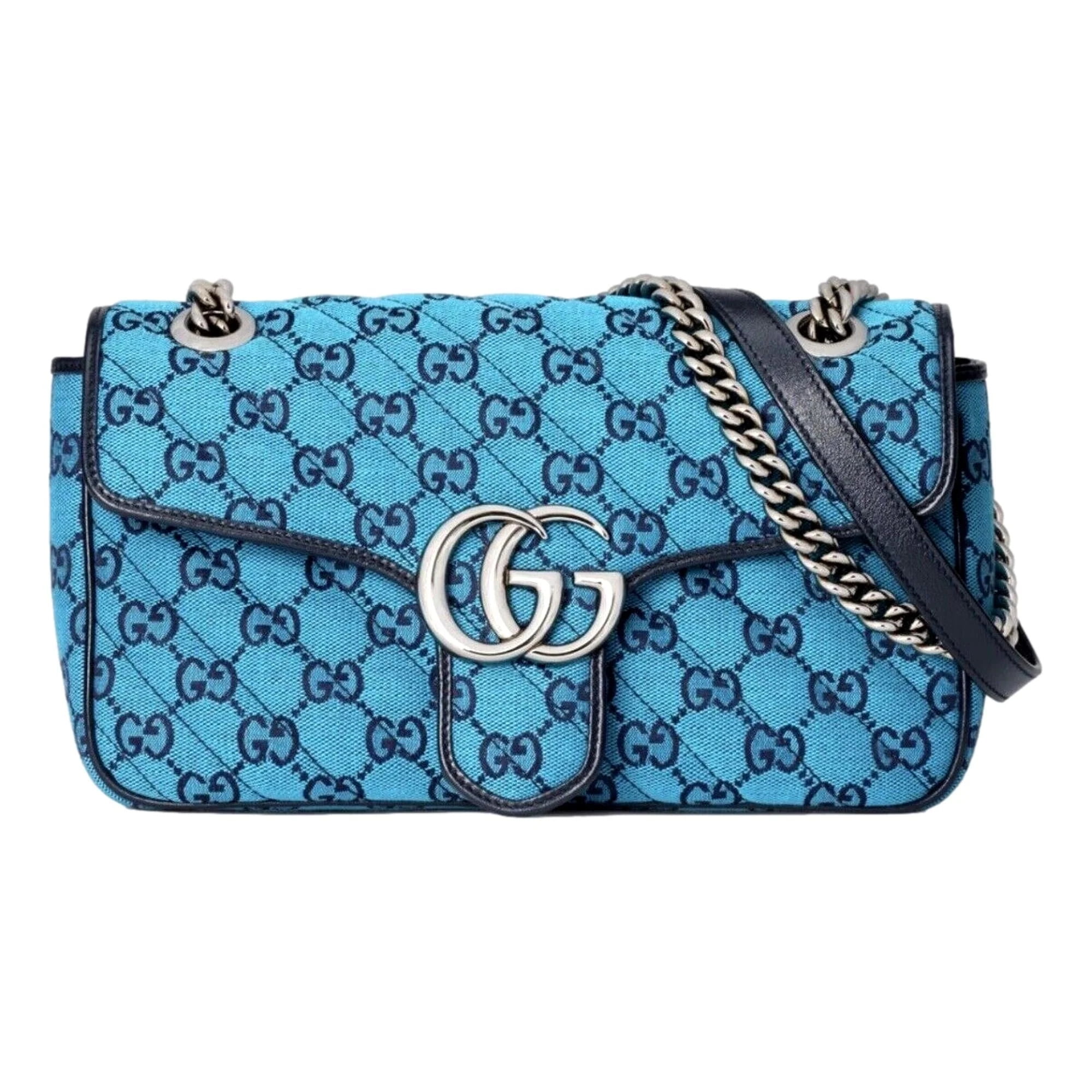 Gucci GG Multicolour Small Tote Bag in Blue for Men