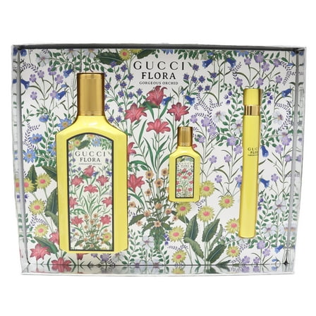 Gucci Flora Gorgeous Orchid 3 Pc EDP Gift Set for Women
