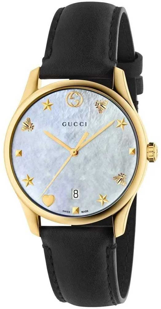 時計 GUCCI MATHER OF PEARL Gucci G Timeless Mother of Pearl White Dial Silver Steel Strap