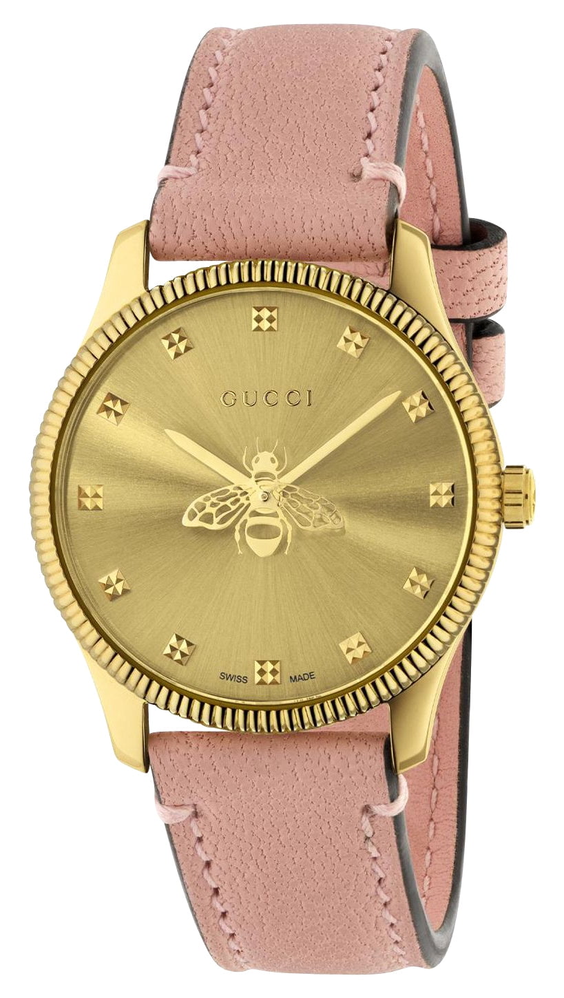 GUCCI アナログ腕時計 ゴールド文字盤