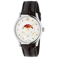 thumbnail image 1 of Gucci G-Timeless Quartz White Dial Black Leather Strap Men's Watch YA126325, 1 of 1