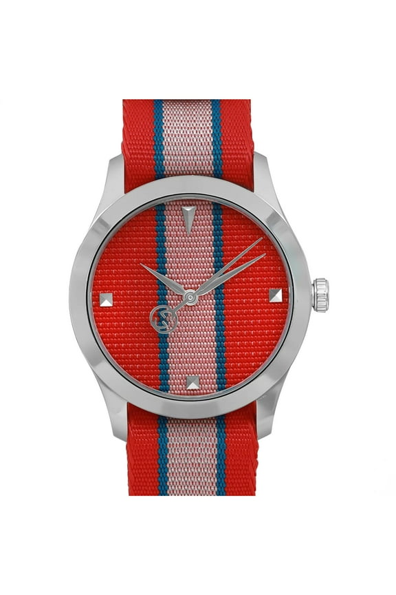 G-Timeless Red and Pink Dial Watch Steel QuartzUnisex Watch YA1264070