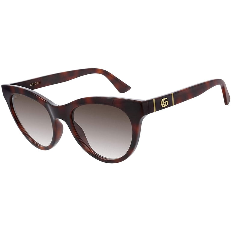 Gucci GG 763S Plastic Womens Cat-Eye Sunglasses Havana 53mm  display picture 3