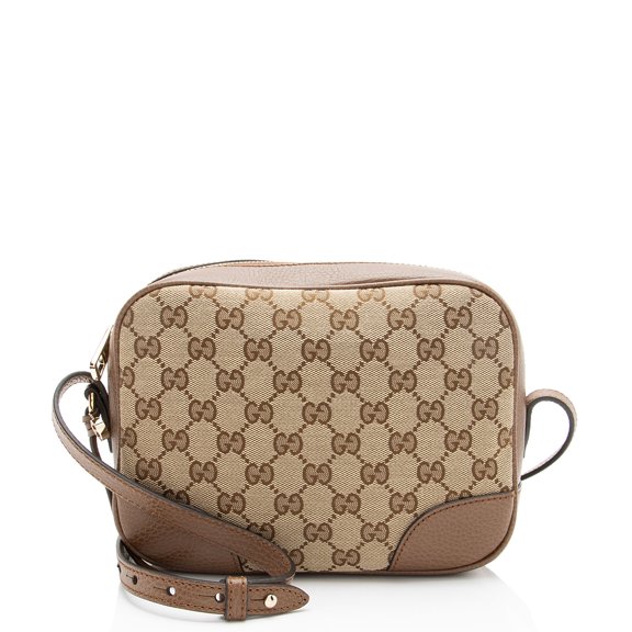 Pre-Owned Gucci GG Canvas Bree Mini Messenger