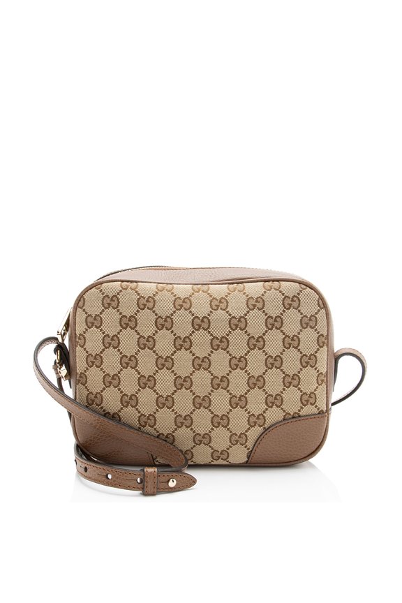Pre-Owned Gucci GG Canvas Bree Mini Messenger
