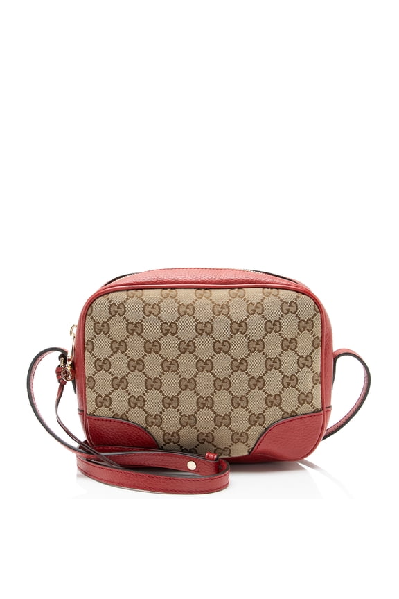Pre-Owned Gucci GG Canvas Bree Mini Messenger