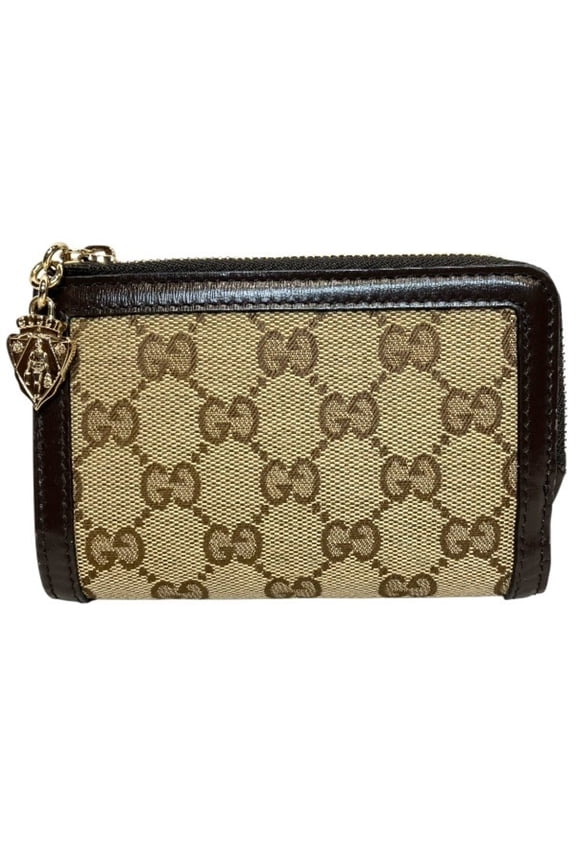 Pre-Owned Gucci GG Canvas Compact Wallet 790036 Bi-fold for Women