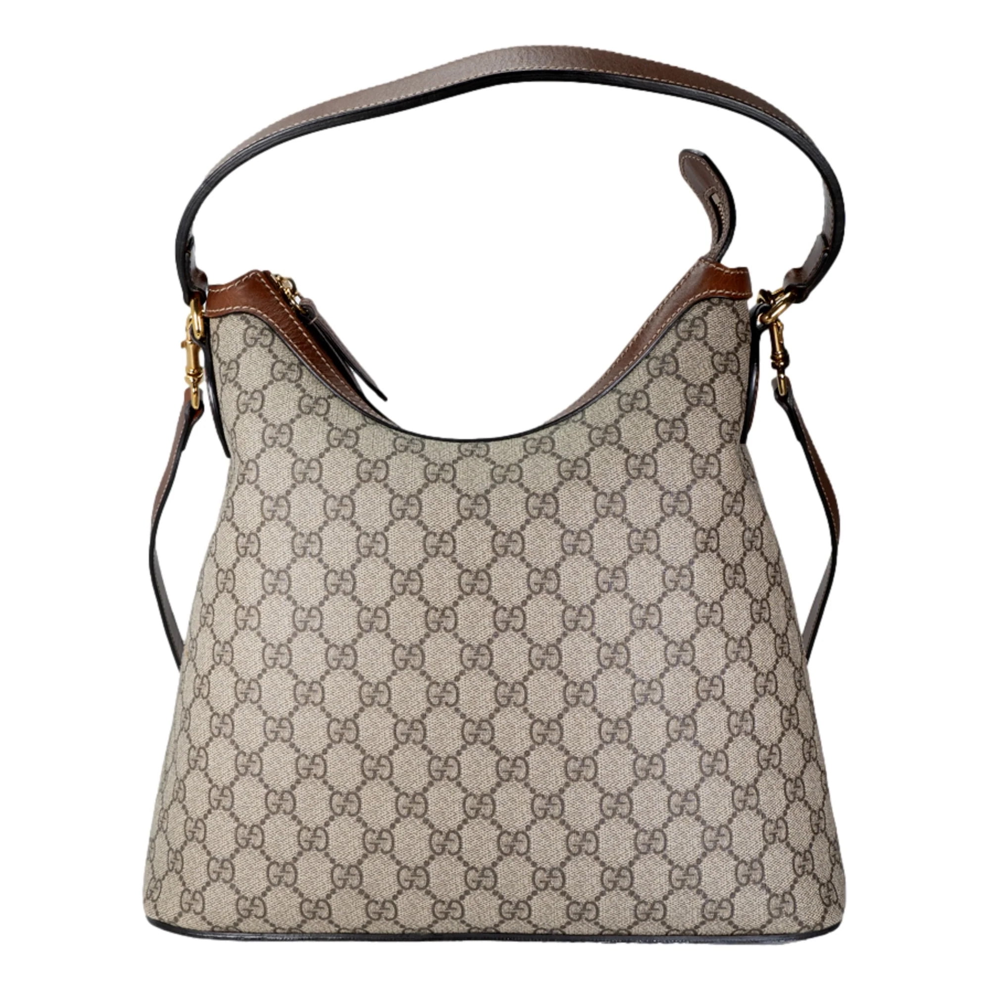 Gucci GG Logo Supreme Moon Beige Hobo Handbag Walmart