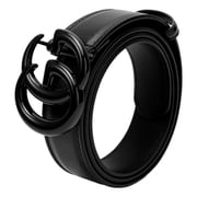 Gucci GG Marmont Monochrome Black Leather Belt 120