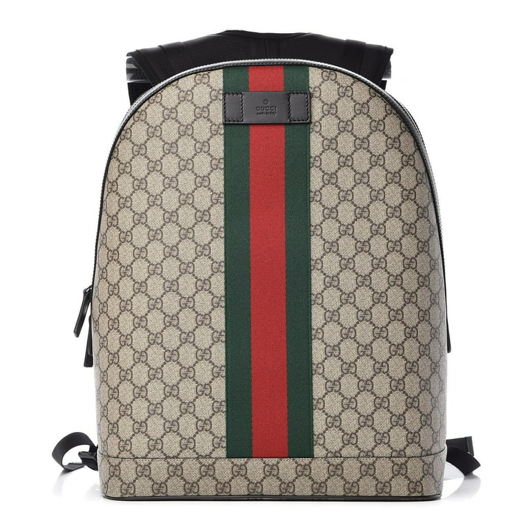 Gucci Men's GG Supreme Web Backpack with Laptop Sleeve - Bergdorf