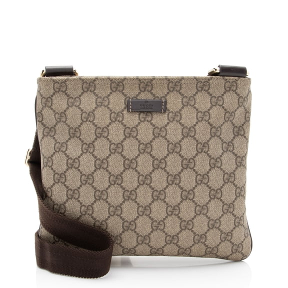 Pre-Owned Gucci GG Supreme Classic Small Messenger