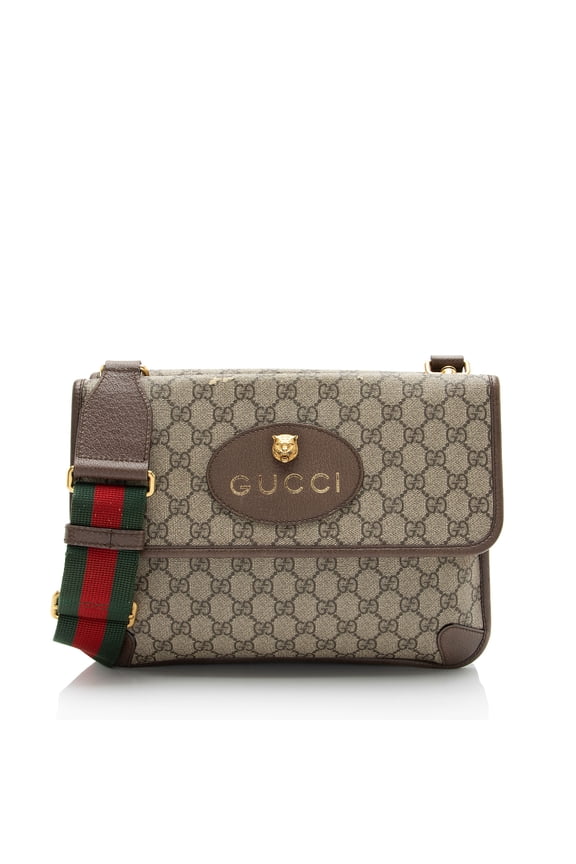 Pre-Owned Gucci GG Supreme Neo Vintage Medium Messenger