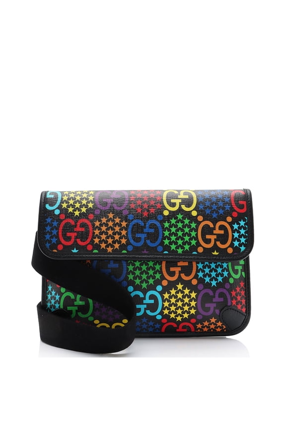 Pre-Owned Gucci GG Supreme Psychedelic Belt Bag