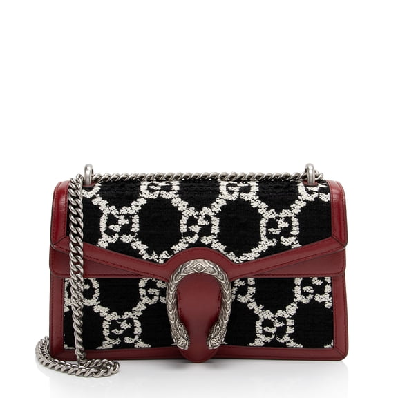 Pre-Owned Gucci GG Tweed Dionysus Medium Shoulder Bag
