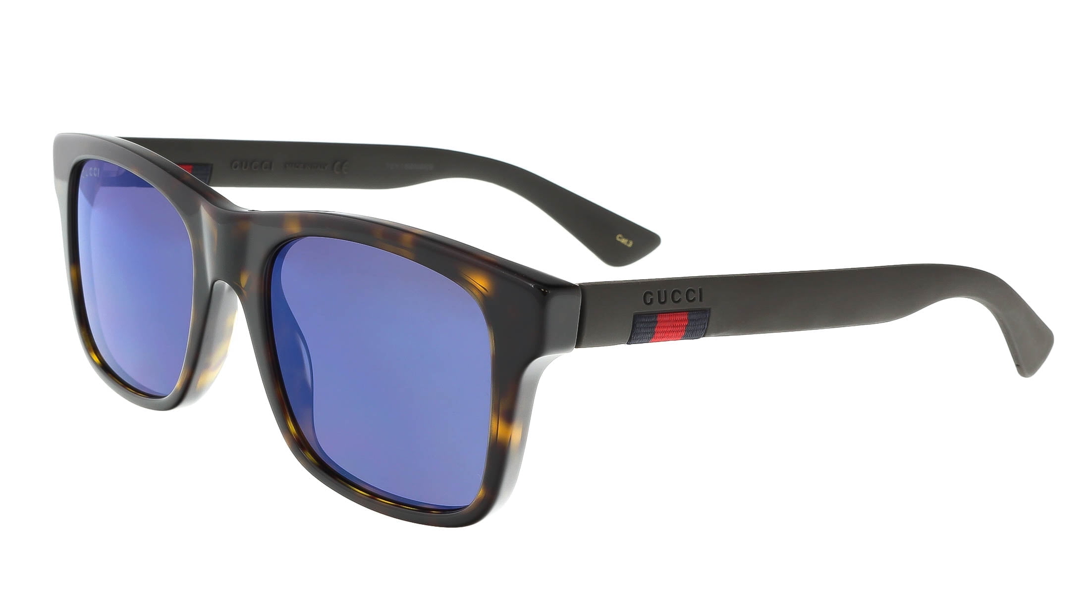 Gucci GG0008S 003 Havana 0008S Rectangle Sunglasses Lens Category