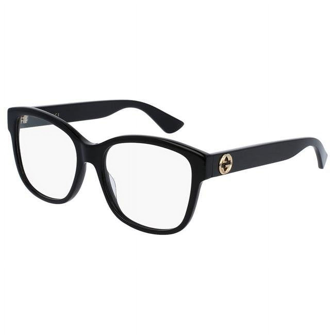 Gucci GG0038O-001 Square Eyeglasses for Ladies, Black - Walmart.com