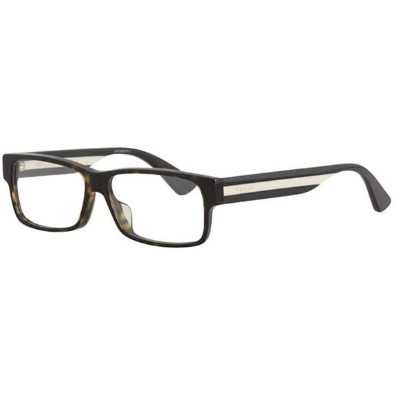 Gucci GG0344OA Eyeglasses 002 Havana/Multicolor 56 mm