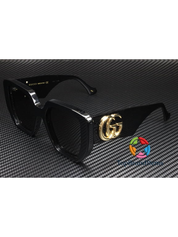 GG0956S 003 54mm Square Sunglasses Women's Black
