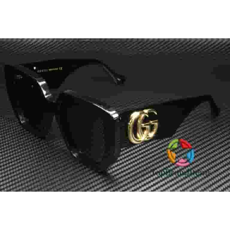 Gucci New Sunglasses Model GG0956S-003-54 54mm, Black Shiny