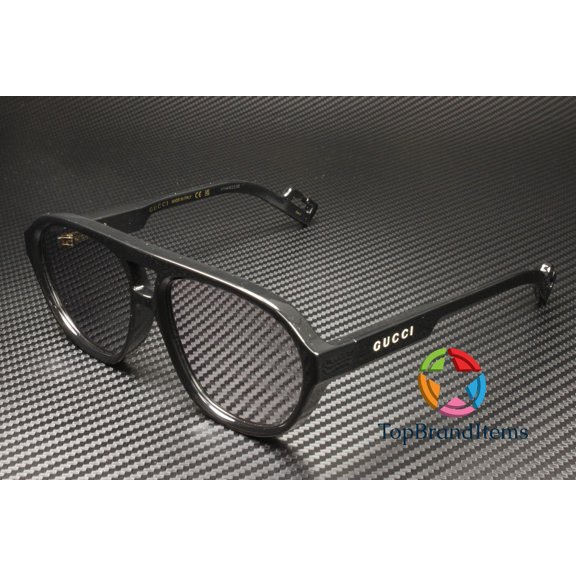 Gucci GG1239S 002 58mm Aviator Sunglasses Men's Black
