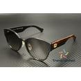 thumbnail image 1 of GUCCI GG1304SK 001 Oval Panthos Black Havana Grey 56 mm Women's Sunglasses, 1 of 4