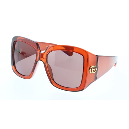 Gucci GG1402S-003 BURGUNDY Square Ladies Sunglasses for Womens